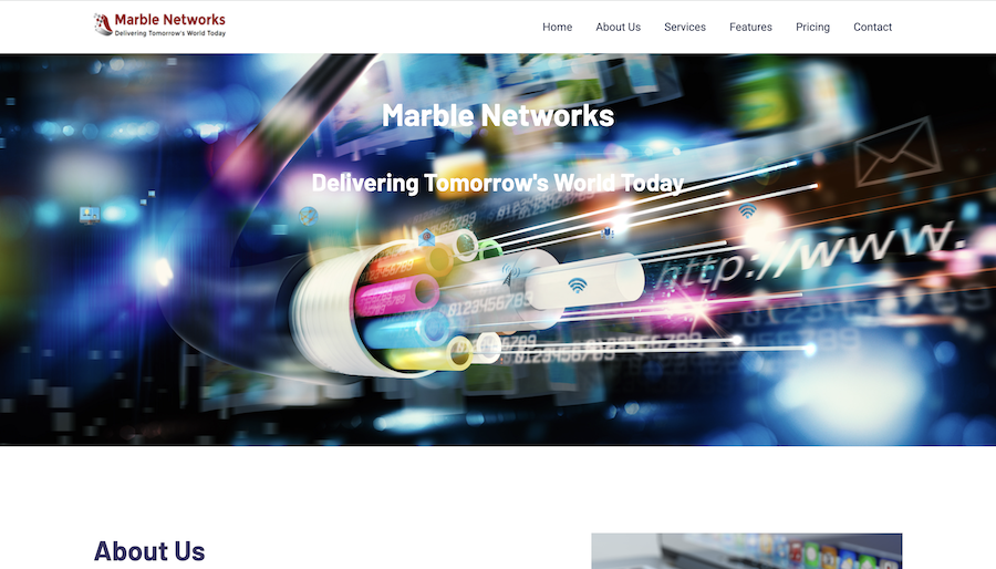 Marble Networks | Web Design